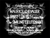 The Smiling Lieutenant (1931)